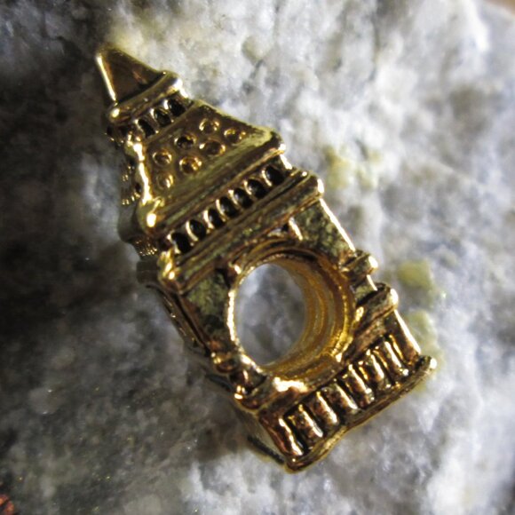 Big Ben Gold Plated Sterling Silver European Charm - Picture 5 of 7